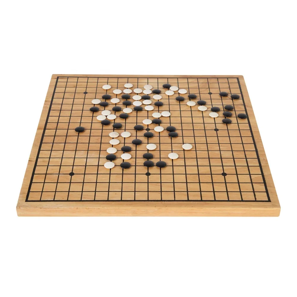 Hot sale wooden go game set to go fishing game education to learn go board chess