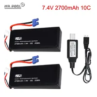 Original for Hubsan H501S H501C H501W X4 7.4V 2700mAh 2S lipo battery 20wh 10C battery For RC Quadcopter Drone Parts battery