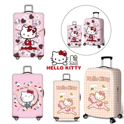 Hello Kitty Luggage Protective Cover Cartoon Elasticity Luggage Cover Dust Cover for 18-32 Inch Suitcase Travel Accessories Gift