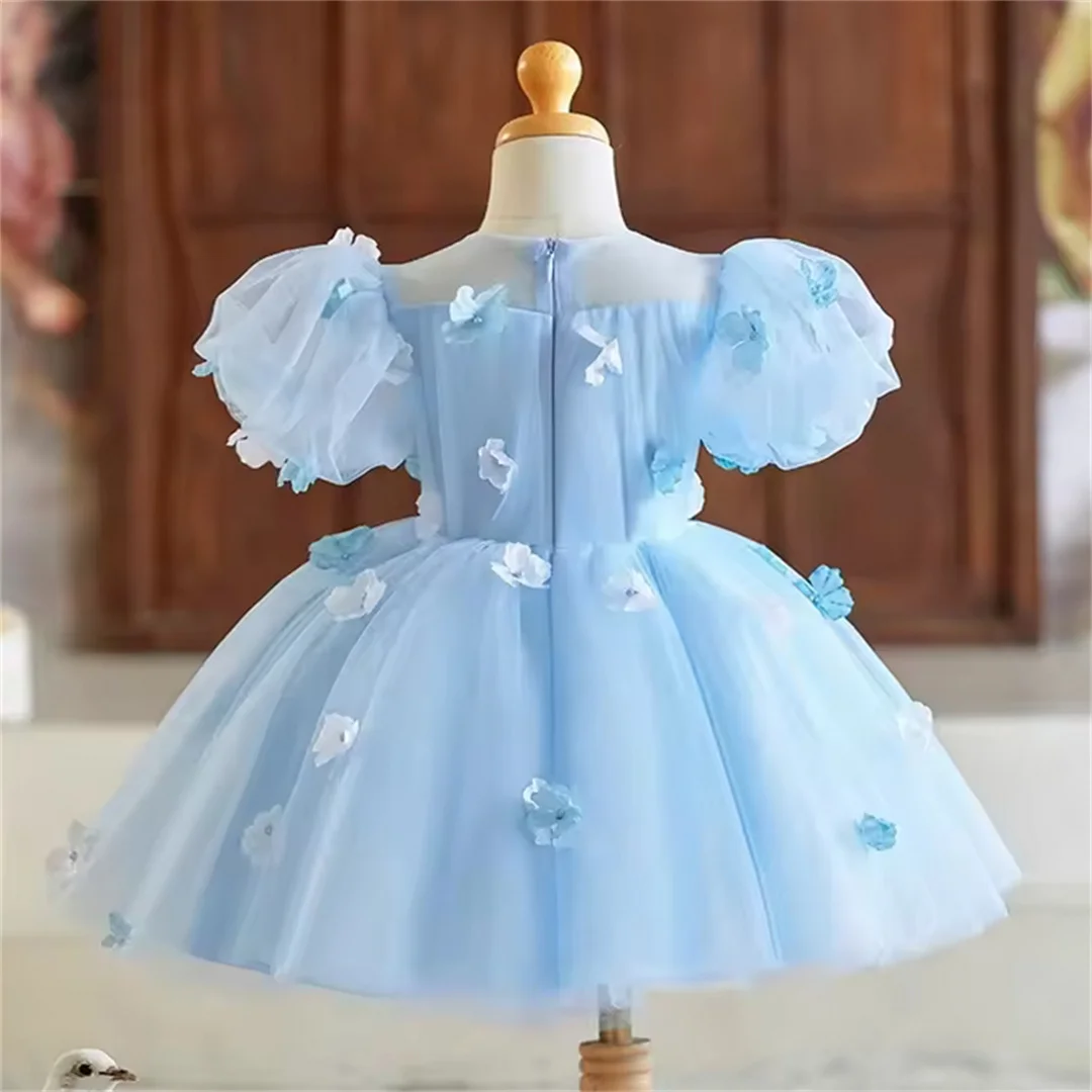 Customized New Girls Princess Evening Gown Host's Piano Performance Wedding Birthday Party Dresses