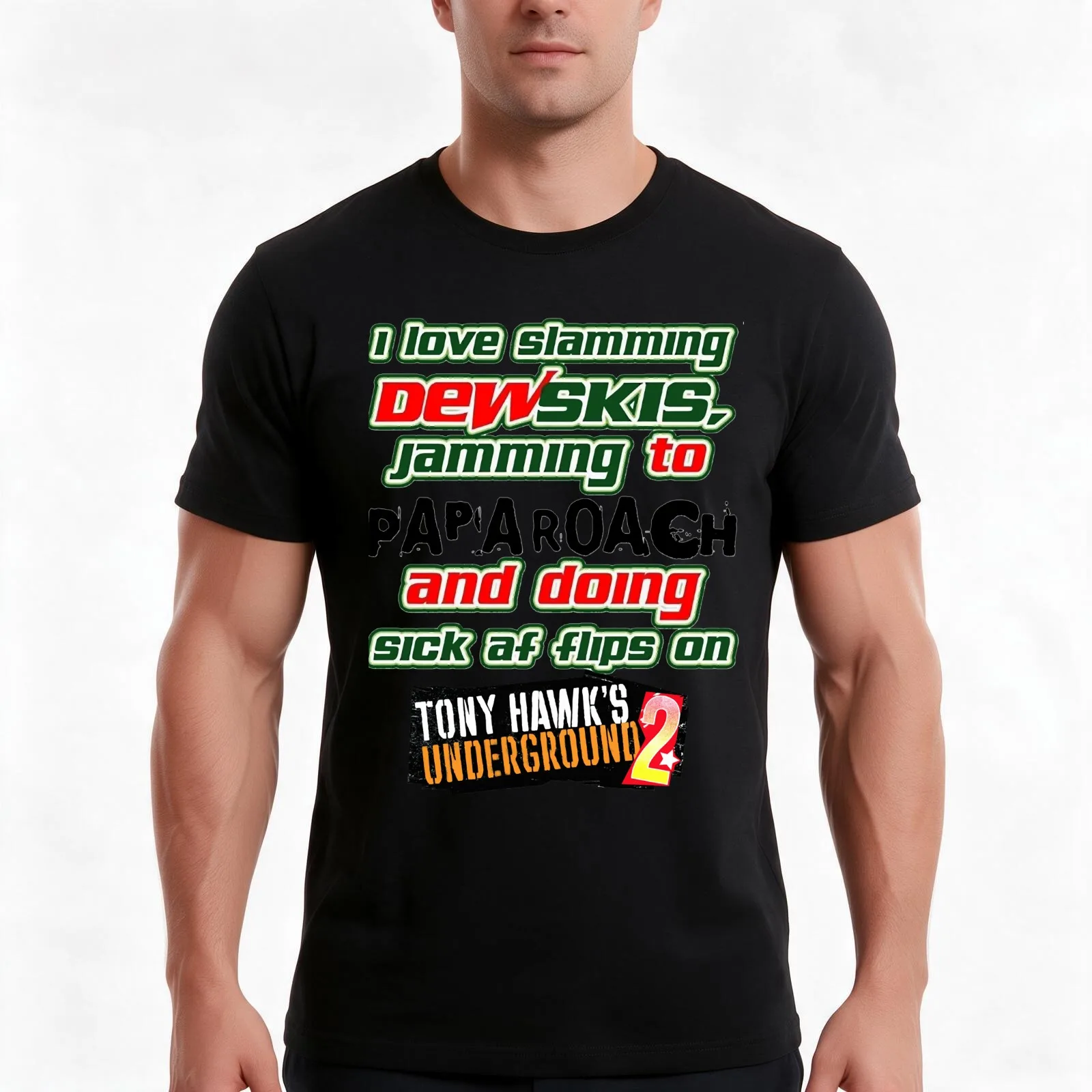 I Love Slamming Dewskis Jamming To Papa Roach And Doing Sick Af Flips On Tony Hawk’s Underground. Es T-Shirt, Unisex Men Women
