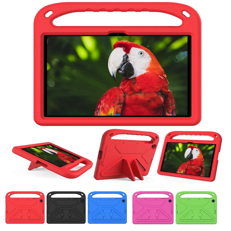 Kids Safe Eva Tablet Cover for TCL Tab 8 LE 8.0 inch Shockproof Stand Case EVA Cover Shell Stand Casing Kids Friendly