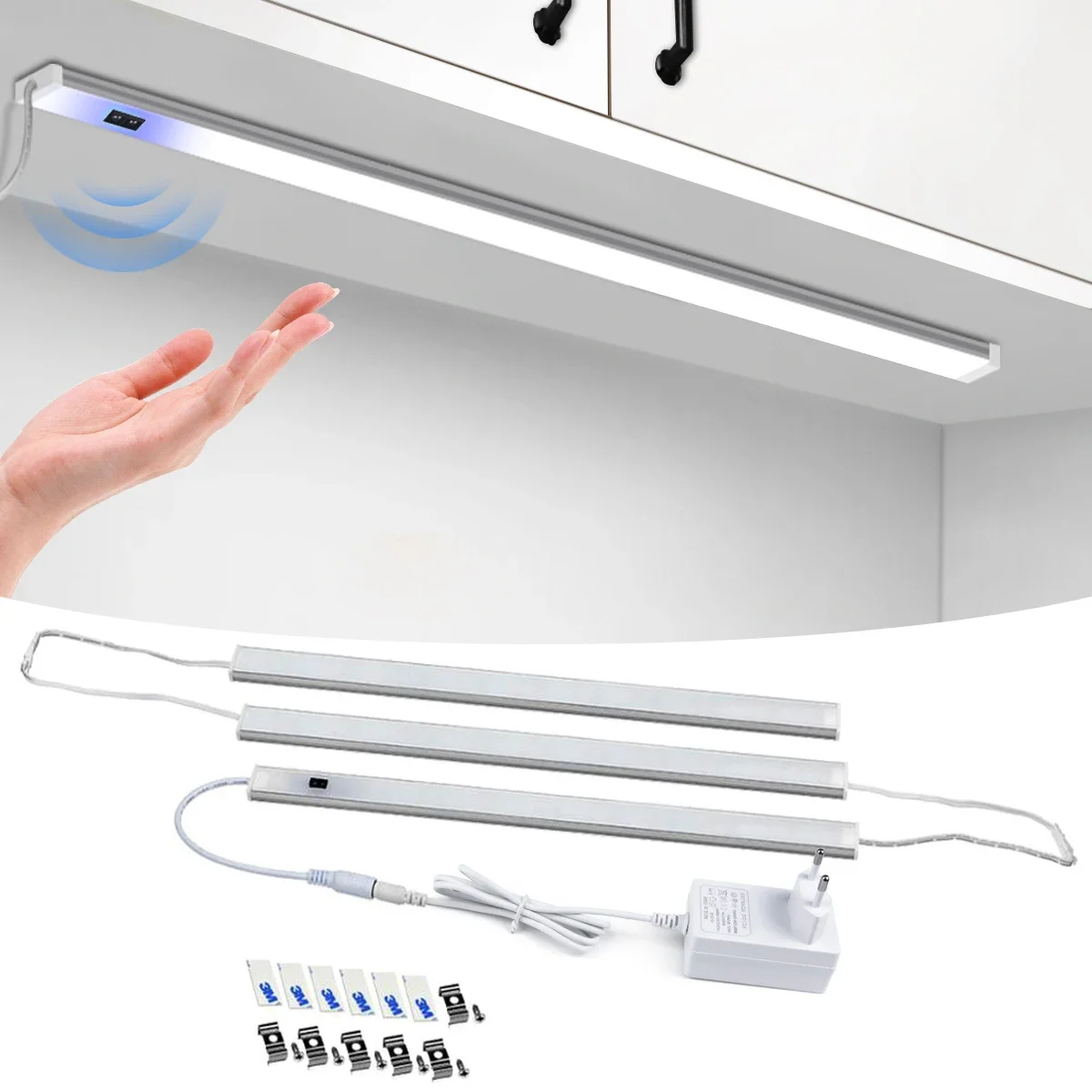 

Датчик под шкафом, мебель, светодиодный светильник, стол, кухонное освещение, ручная лампа, конфокационные бары, lampara cozinha