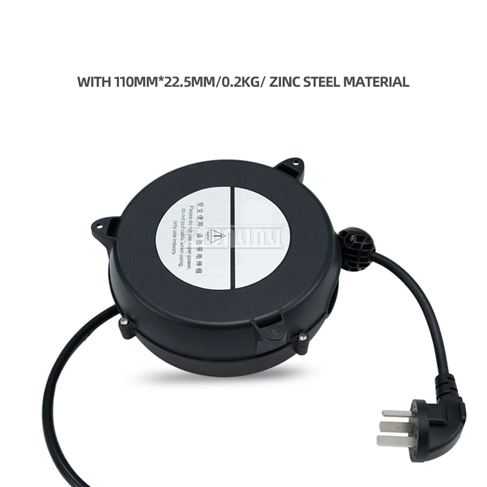Mobile New Energy Flame-Retardant Cable Reel, Expansion Cable Reel, 3-Core Power Winding Reel Outdoor