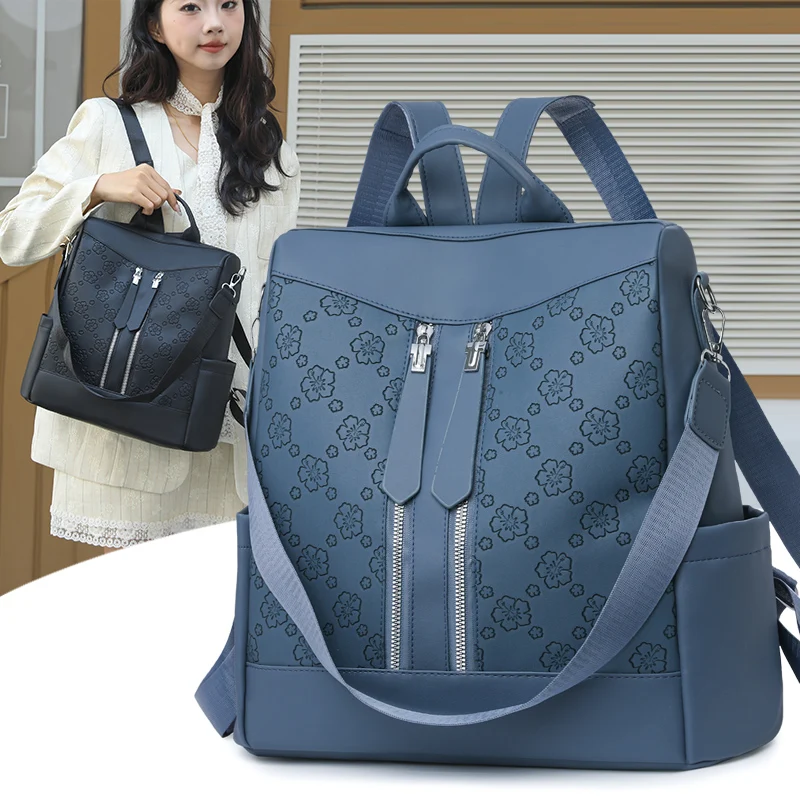 

Модный противоугонный женский рюкзак большой емкости, кожаная дорожная сумка, стильная сумка на плечо для женской работы, колледжа, повседневного использования