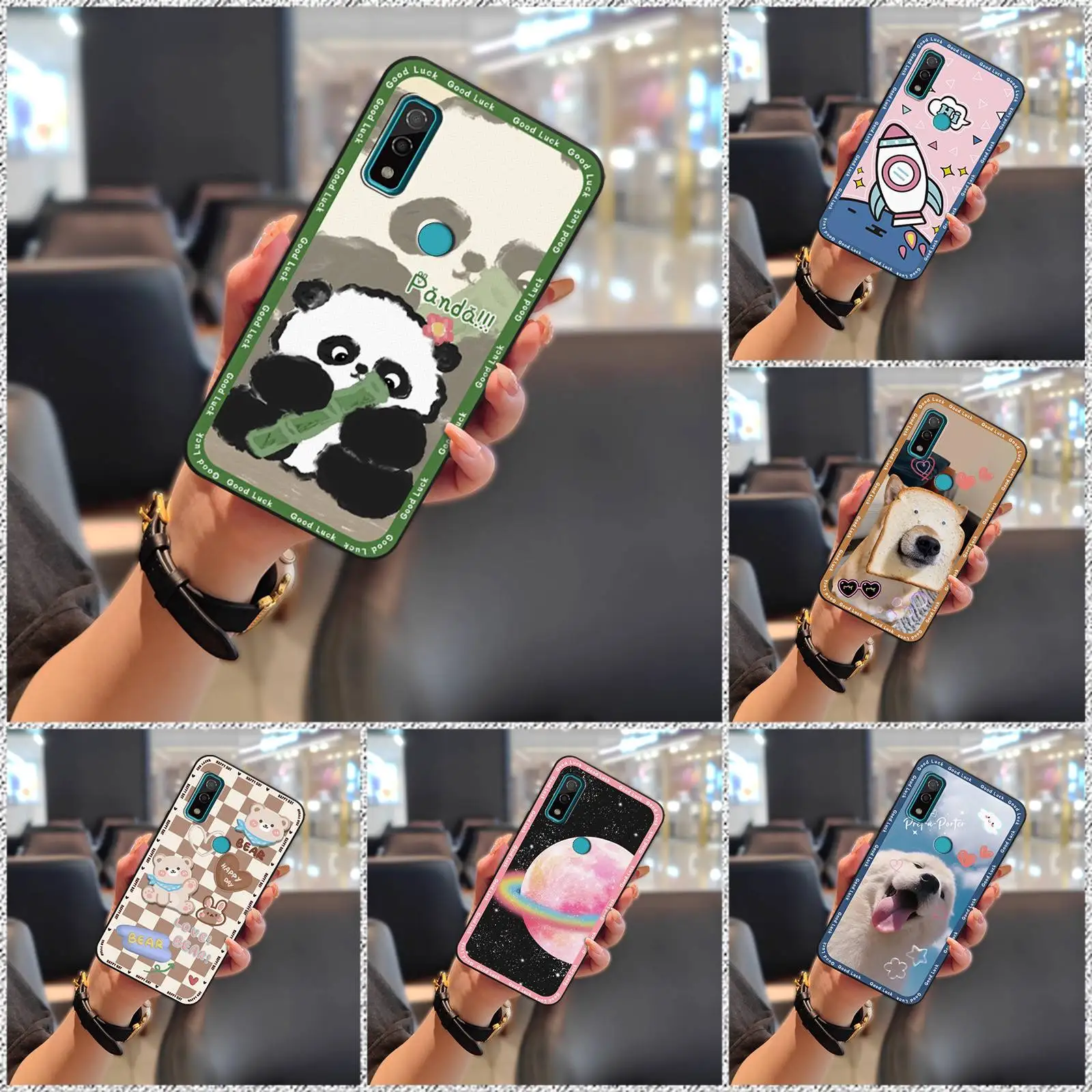 Anti-dust TPU Phone Case For Fujitsu F-51B/Arrows We Anti-knock Phone Protector Durable Dirt-resistant Waterproof Cute