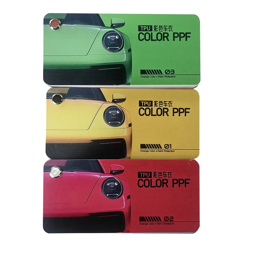 

Wrapmaster TPU Car Wrap Sample Books