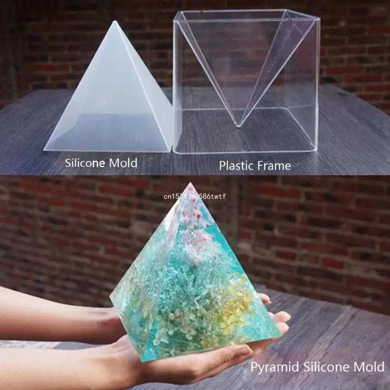 Three-dimensional Super Large Pyramid Silicone Mold Epoxy Resin Casting Jewelry Tool Making Diy Craft Home Decoration Dropship