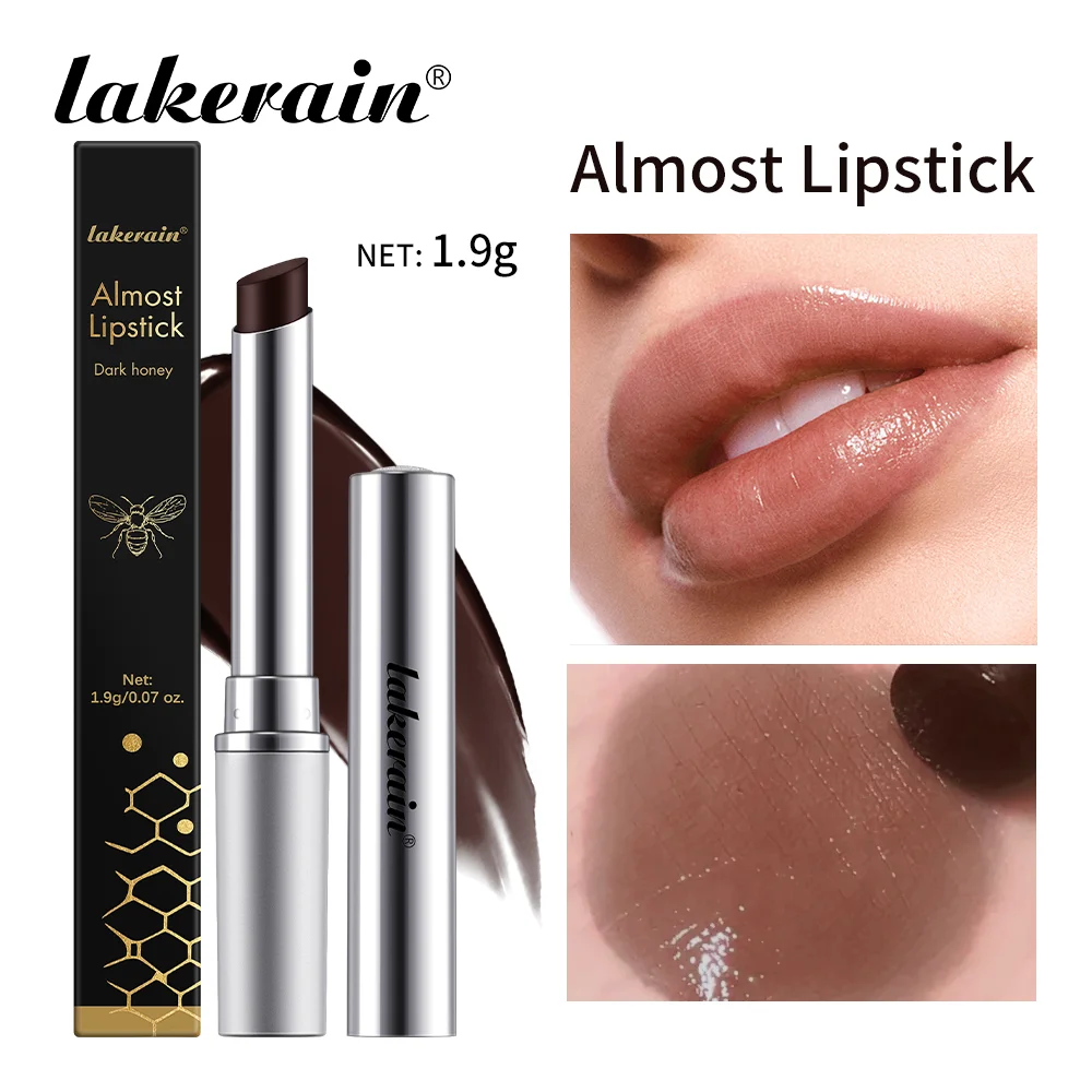 Vitamin E Smooth Almost Lipstick Nourishing&Moisturizing Tinted Lip Balm in Black Honey Enhancing Natural Color Lip Care Makeup