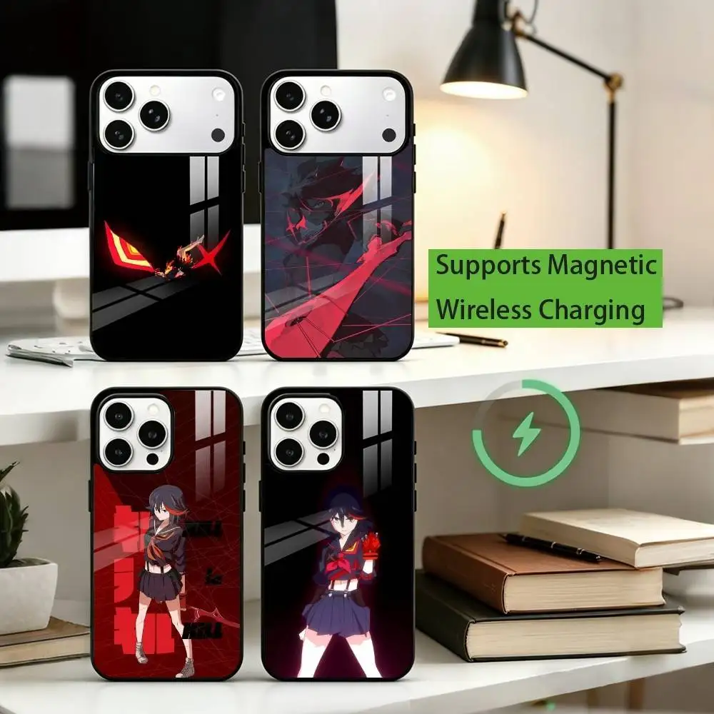 

Kill la Kill Matoi Ryuko Phone Case For iPhone17,16,15,14,13,12,11 Plus,Pro Compatible with magnetic wireless charging