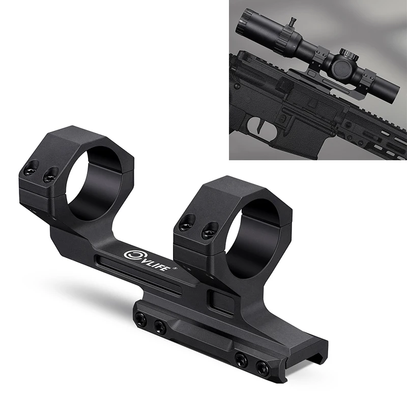 

CVLIFE Cantilever Scope Mounts 34mm Tube Lightweight Compact Dual Ring Rifle Scopes Mount Offset Cantilever for Picatinny Rail