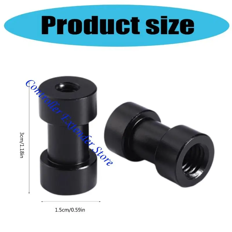 N84B Алюминиевые штативы Адаптер световой подставки 3/8 женского до 1/4 женского винтового держателя для монопод и систем