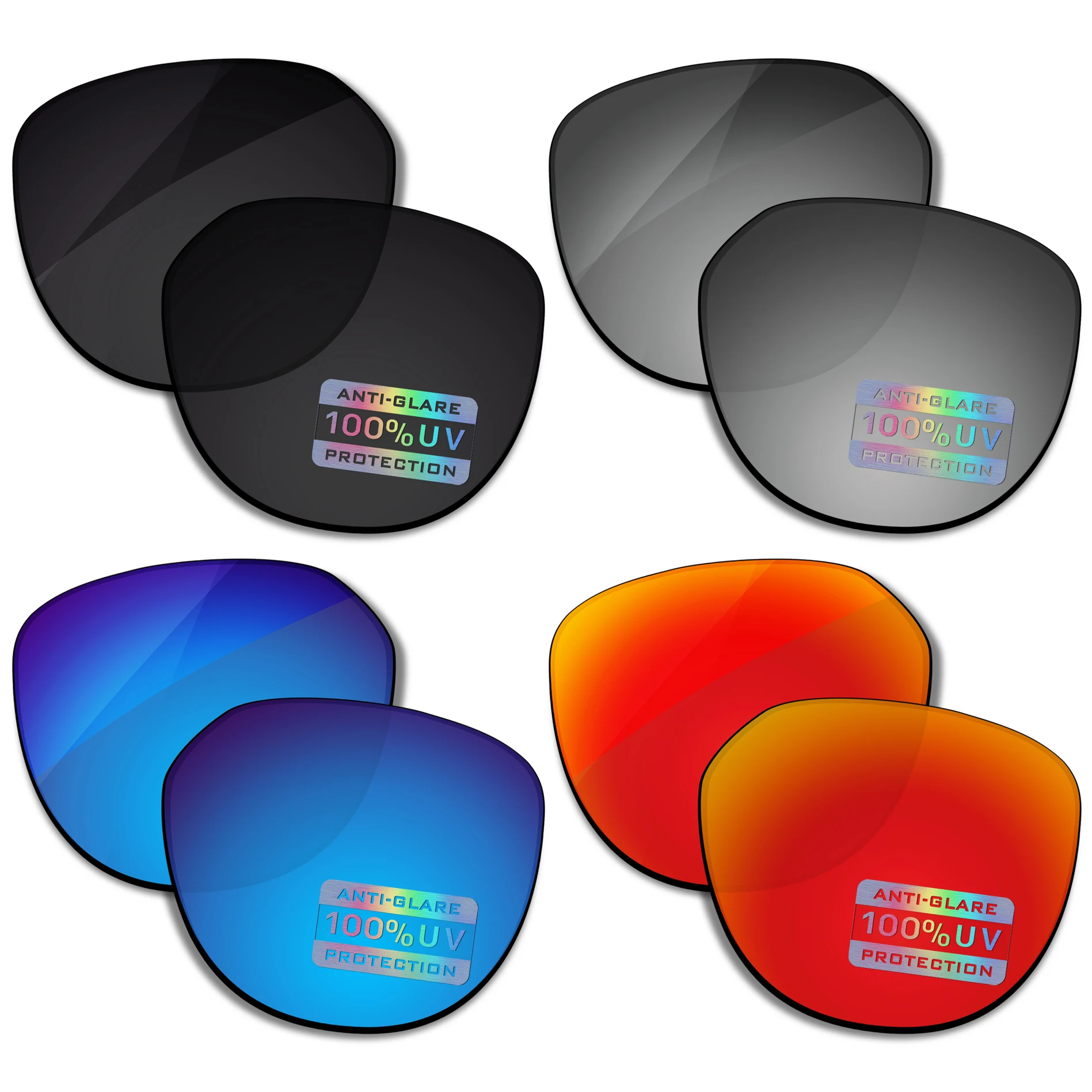 

MYCOURAG Replacement Lenses for OAKLEY Latch Key L OO9394 - 55mm Sunglasses UV400 Protection Multi-Color Options
