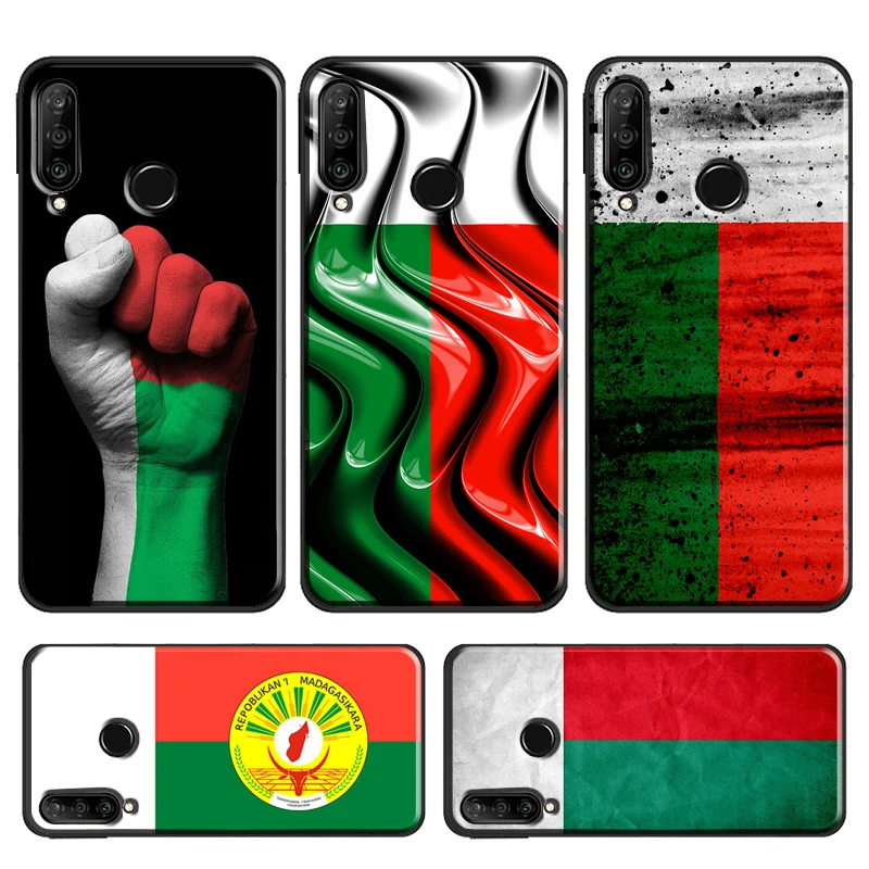 Madagascar Flag Case For Huawei P20 Lite P40 P30 Pro Mate 20 Lite P Smart 2019 Z Nova 5T Honor 50 10i 8X 9X