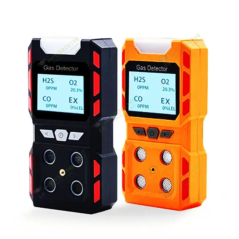 Industrial Four in One Gas Detector Combustible Oxygen, Carbon Monoxide, Hydrogen Sulfide, Toxic and Harmful Gas Alarm