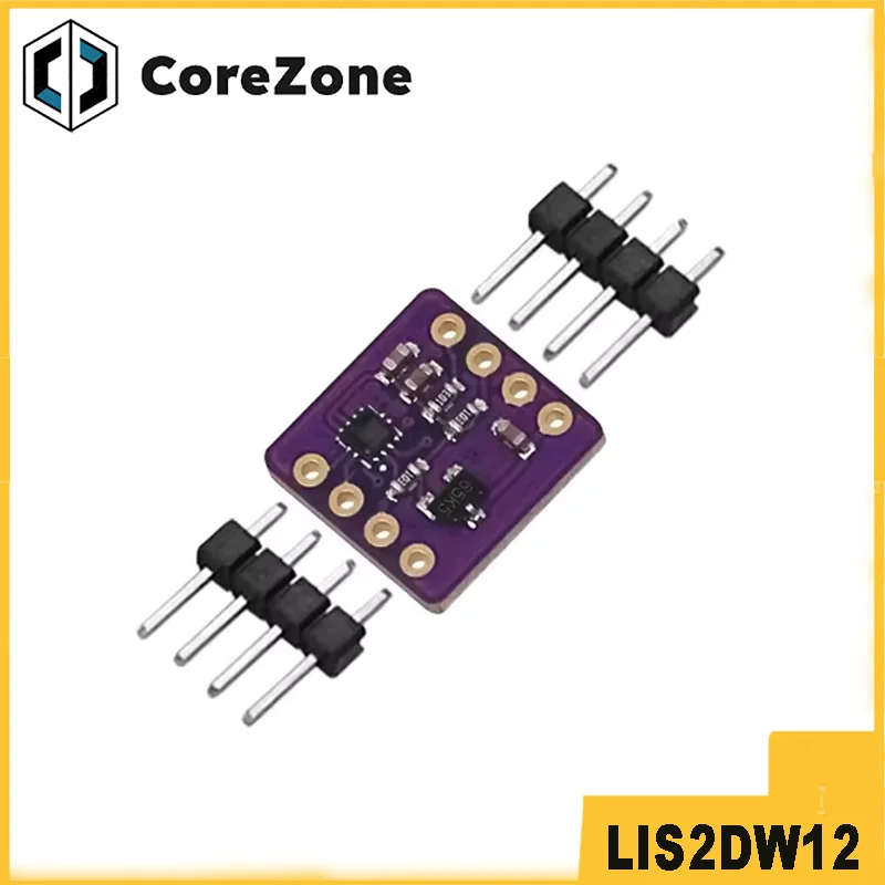 212 LIS2DW12 three axis acceleration sensor with multiple low power and low noise settings
