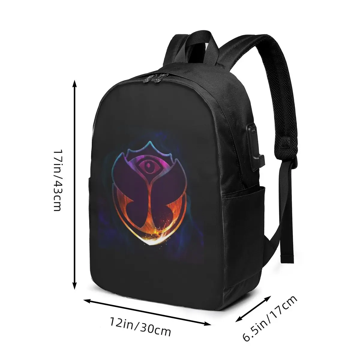 Tomorrowland Butterfly Backpack Travel Notebook Bag Computer College Student School Bag Laptop Shoulder Bags for Men Women view 6