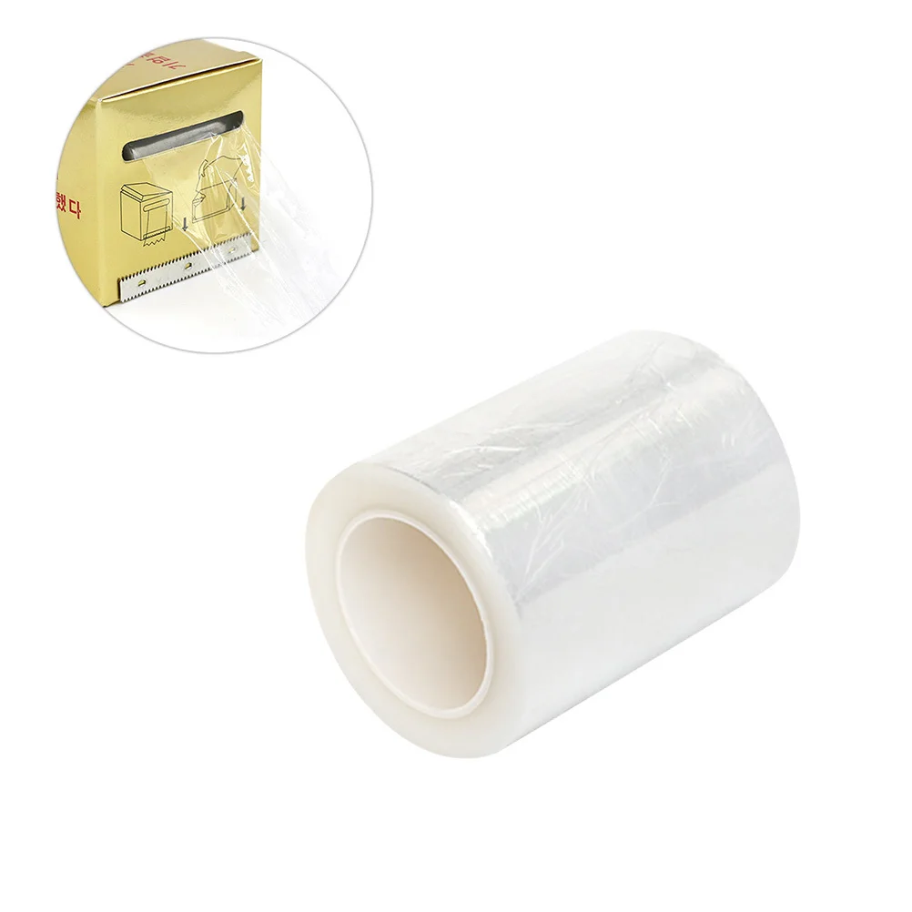 3 لفات من طبقة تطريز الشفاه البلاستيكية تغطي آمنة وصديقة للبيئة لصالونات التجميل المنزلية