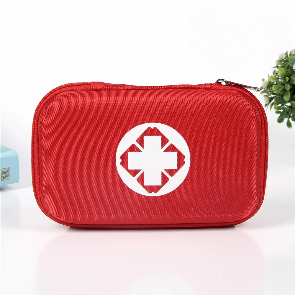 Emergency Medical First Aid Box Travel Camping Outdoor Rescue Survival Kit Adhesive Bandage Mini Portable EVA Case Storage Bag