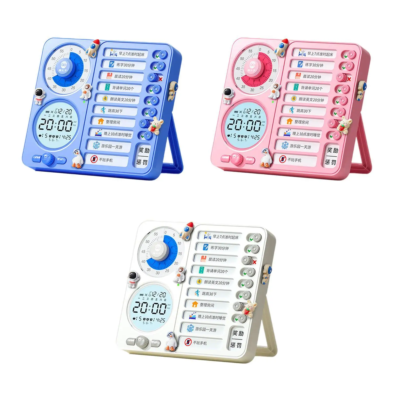 Visual Timer Oplaadbare Time Management Checklist Board Voor Office Notities