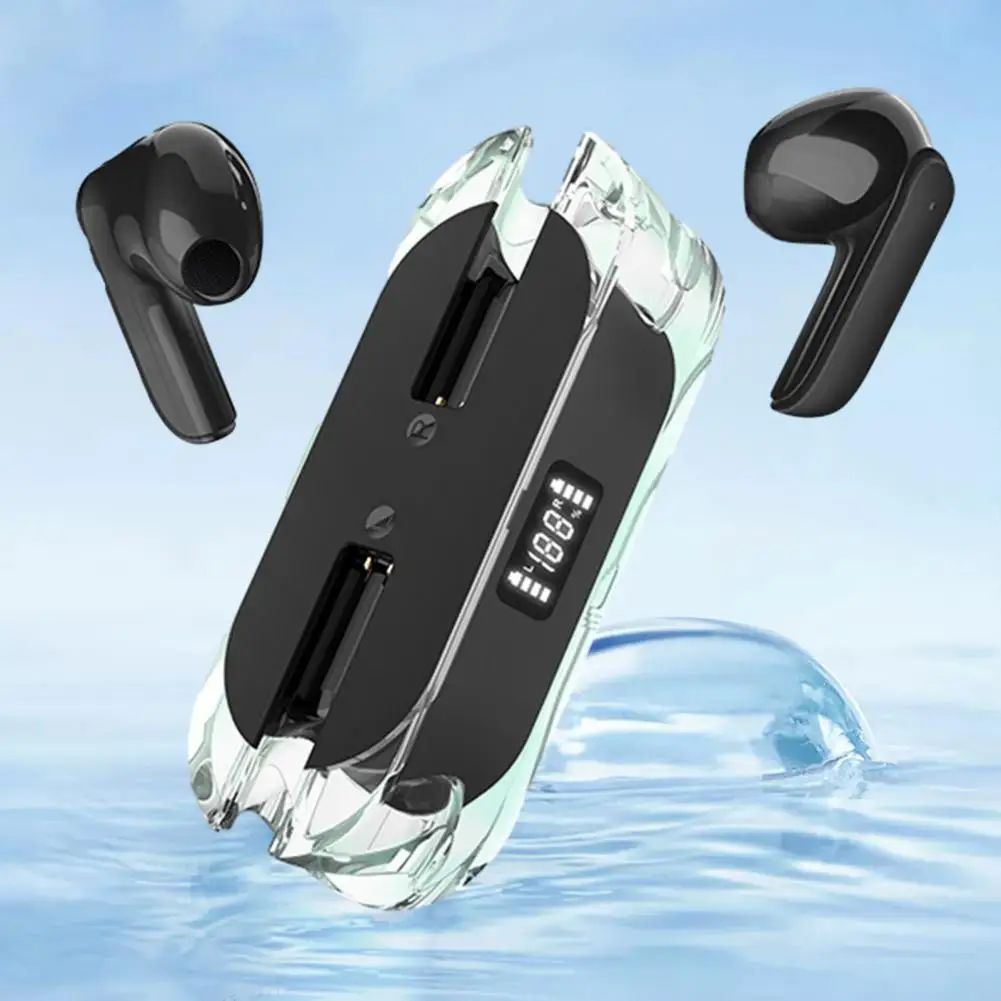 Bluetooth-compatible Earphones Wireless Binaural Headphones Sound Stable Connection Noise Reduction for Sports Music Top-rated