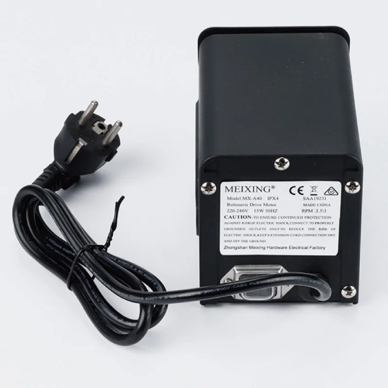 110V/220V BBQ Grill Motor Rotating Motor Spit Rotisserie Motor For Roasting Furnace Roasted Lambs Piglets Chicken Motors
