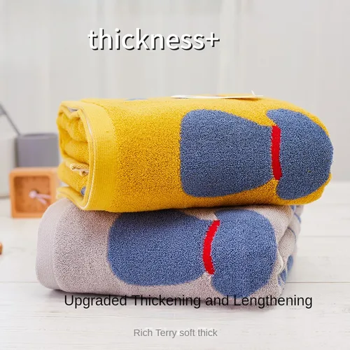 두꺼운 보푸라기 없는 순면 목욕 타올, 가정용 순면 목욕 타올, 부드러운 어린이 목욕, 성인 대형 목욕 타올 