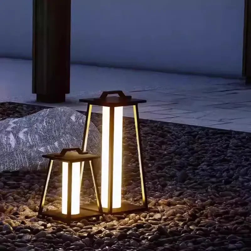 Modern Pathway Ground Landscape Yard Black Decorative Stainless Steel Outdoor Ip65 Led Lawn Light