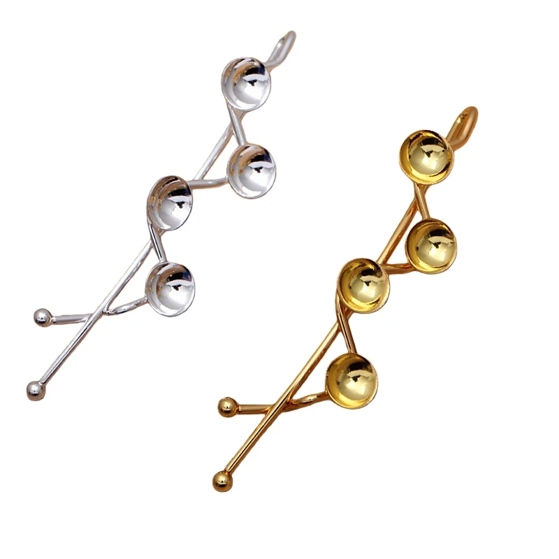 BoYuTe (20 Pieces/Lot) 68*16*1.2MM W Shape Hairpin Welding 8MM Cup Base Diy Hair Accessories Materials Wholesale