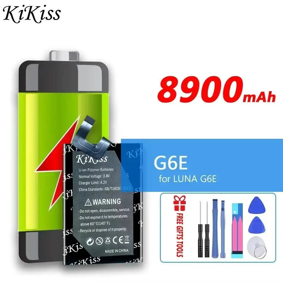Luna G6E 用の高効率 8900Mah 携帯電話バッテリー
