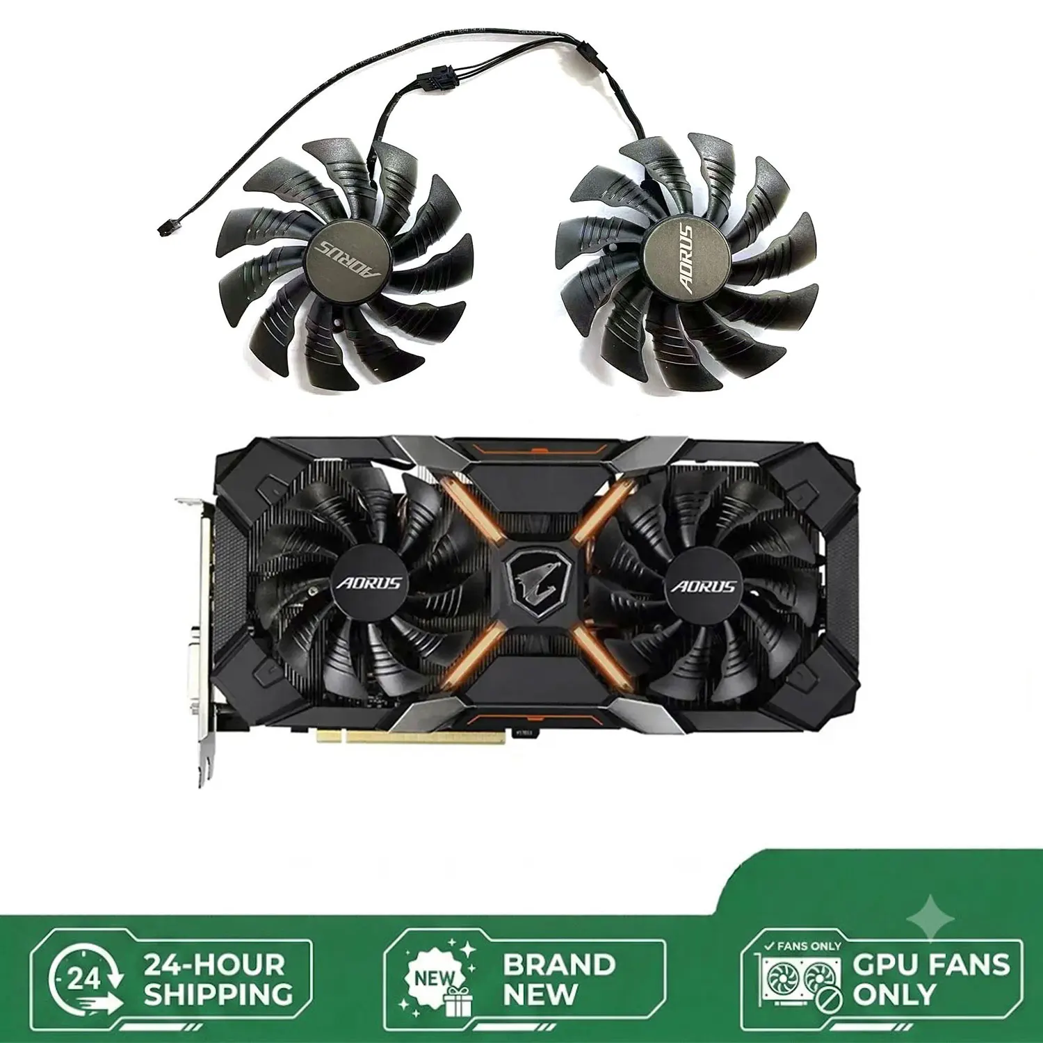 Cooling fan 95MM 4PIN T129215BU suitable for Gigabyte Aorus Geforce GTX 1060 Xtreme GTX 1080 Ti RTX2060 Xtreme version