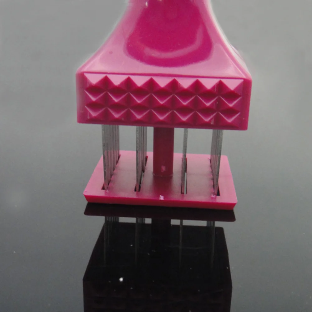 

Stainless Steel Meat Tenderizer With Abs Handle Heavy Duty Kitchen Tool For Beef Pork Chicken Steak Loosening Needle