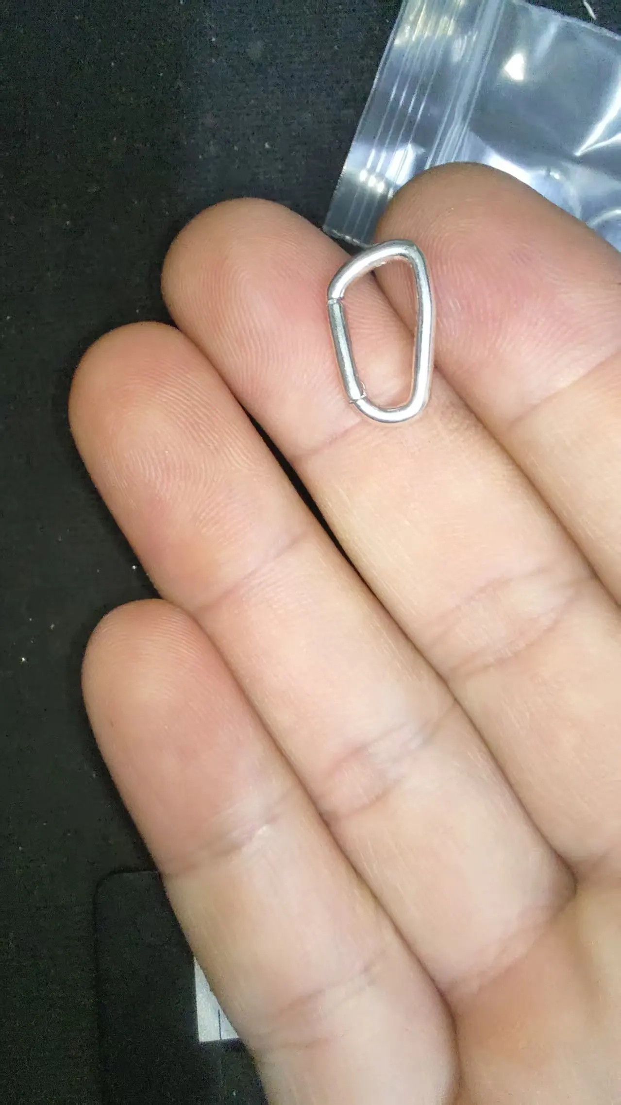 custom order for 50 pcs style A 925 D Oval snap spring load clasp chain Pearl necklace bangle DIY