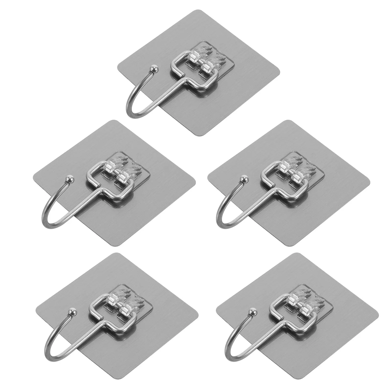 5Pcs Adhesive Dome Canopy Hook Stainless Steel Ceiling Bed Net Hanger Secure Reliable Hold Romantic Atmosphere Bedroom Canopy