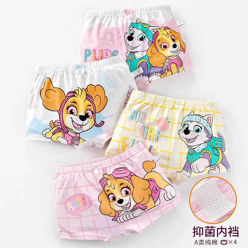 2024 New Genuine Paw Patrol Boys Girls mutande biancheria intima per bambini pantaloncini per ragazze Boxer slip Cotton Corner Pants di alta qualità