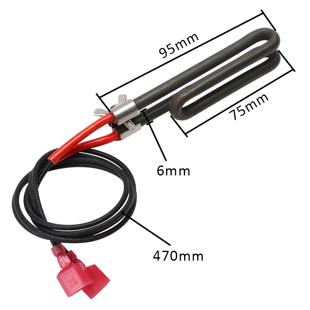 120V 380W Igniter Element pellet stove ignitor Tube spark plug for grill outdoor gourmet heating tube fireplace accessories