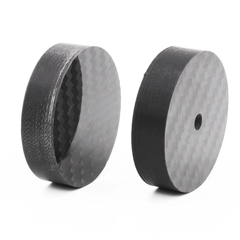 

ABGI-3X Carbon Fiber Speaker Isolation 40X10mm Spikes Base Pad Speaker Stand Feet Hifi AMP Speaker Pad