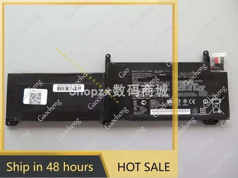 2024 For New ASUS Gl703gm S7bs  Battery 15.4V 4800mah Laptop battery