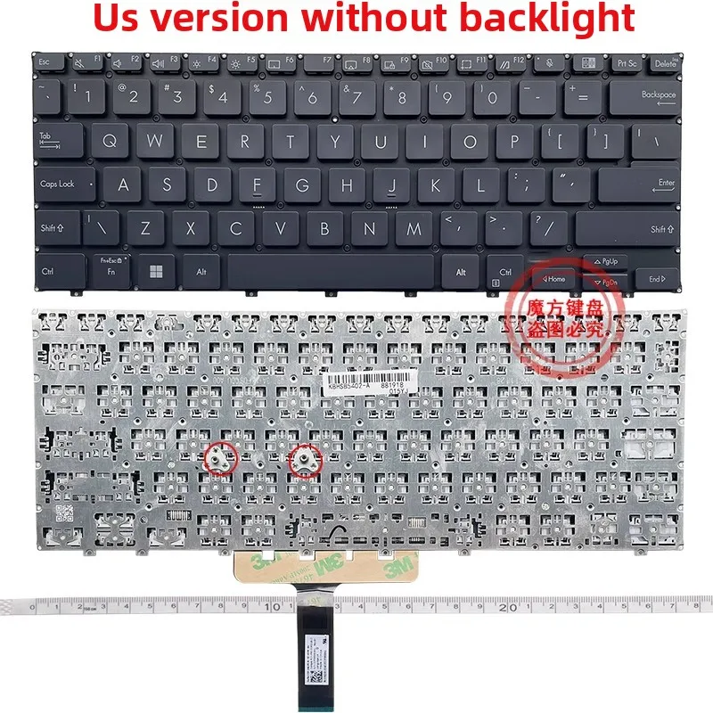 لوحة مفاتيح أمريكية جديدة للوحة مفاتيح الكمبيوتر المحمول ASUS ASUS B5 B5402 B5402F B5402EA B5402FBA B5402C/CBA/CEA/CVA