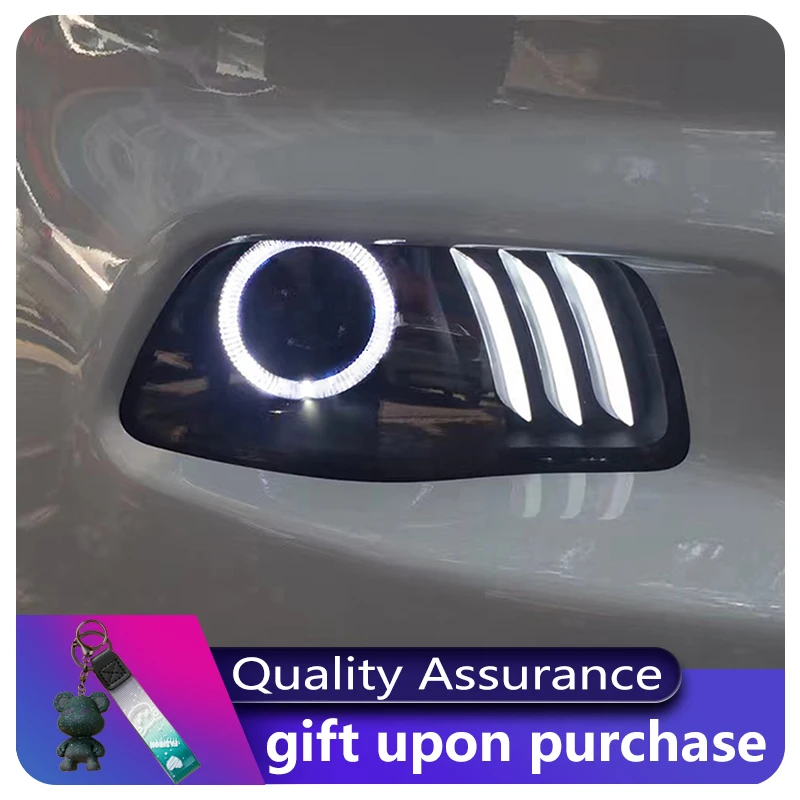 Front Lamp Accessories for Headlight JEEP Cherokee 2014-2018 LED For Mustang Style Angel Eyes Front Lamp