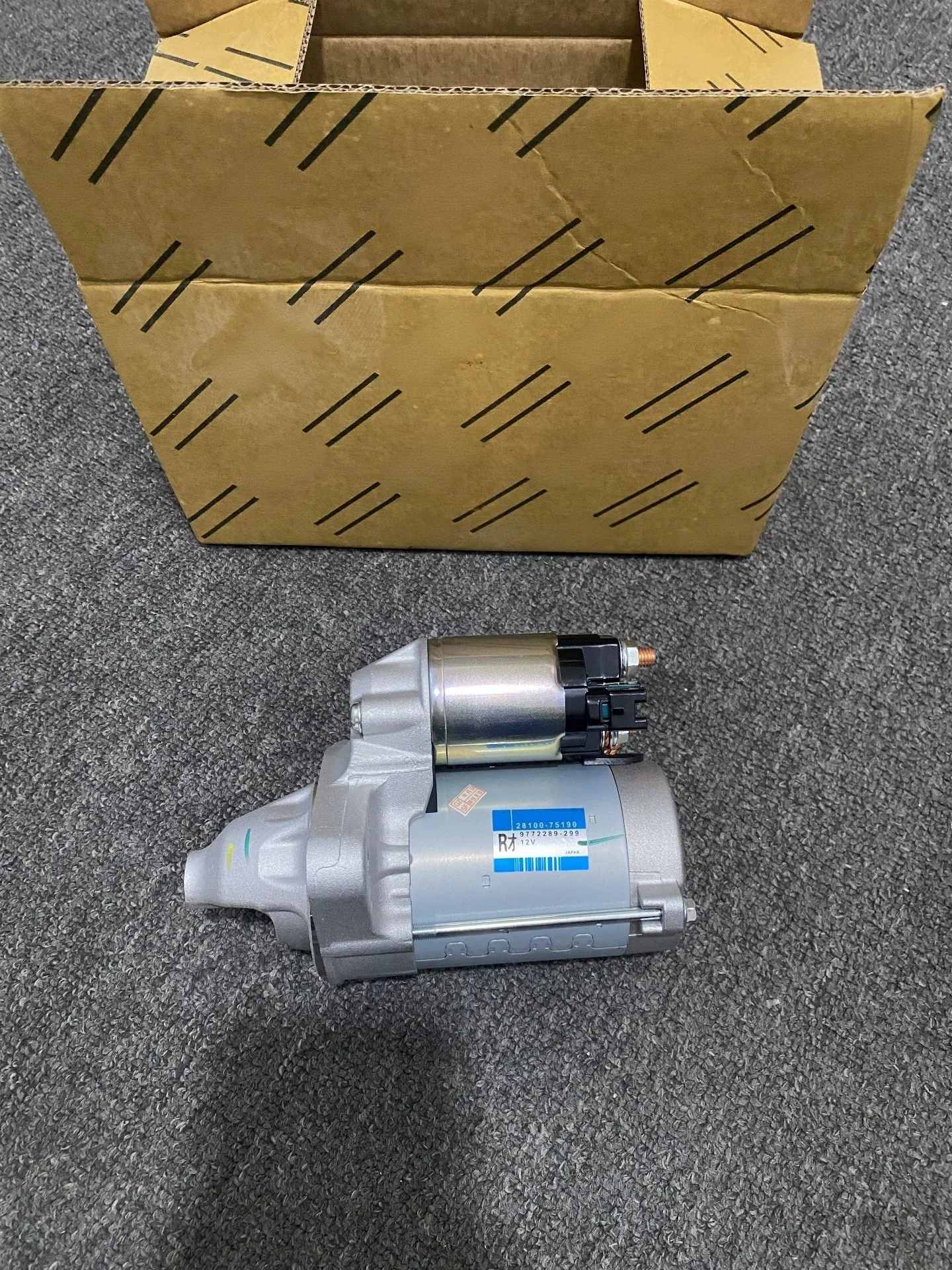28100-75190 12V Engine Ignition Starter Motor Fit for LC120 LC150 2700 Off-road Vehicle Starting System Replacement Auto Parts