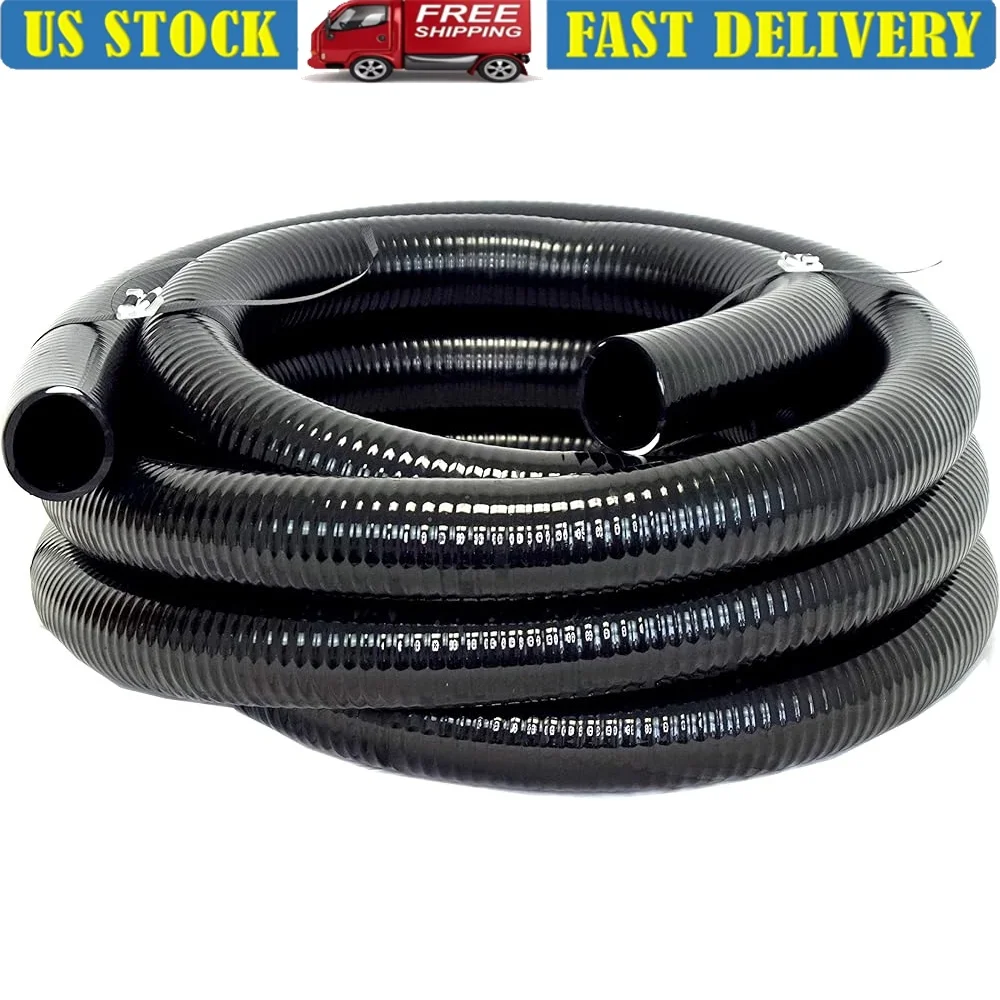 

Flexible PVC Pond Hose 2 Inch Fish Safe Smooth Wall Water Flow Kink Resistant Durable 100 Feet Plastic Piping Ponds and Water