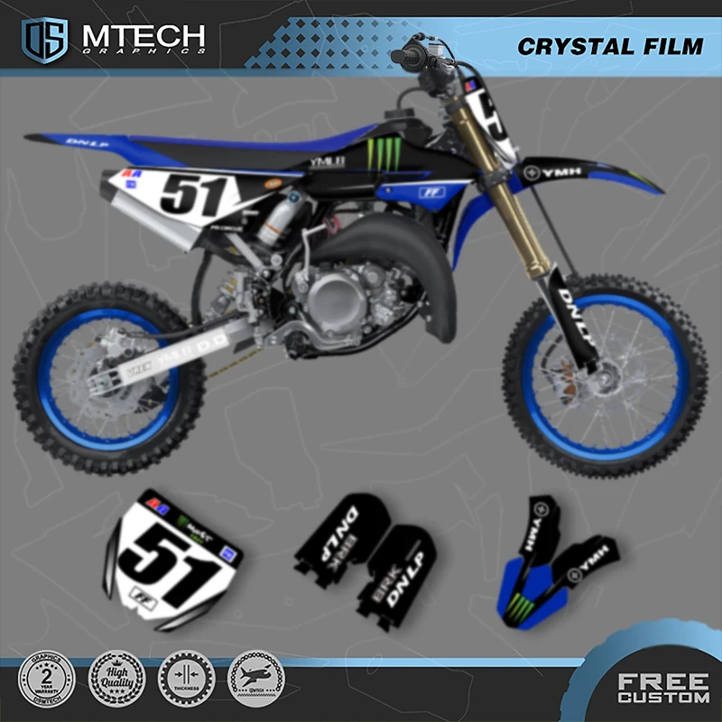 

Наборы графических наклеек DSMTECH для YAMAHA YZ65 2018-2023, номер, имя, индивидуальный заказ 001