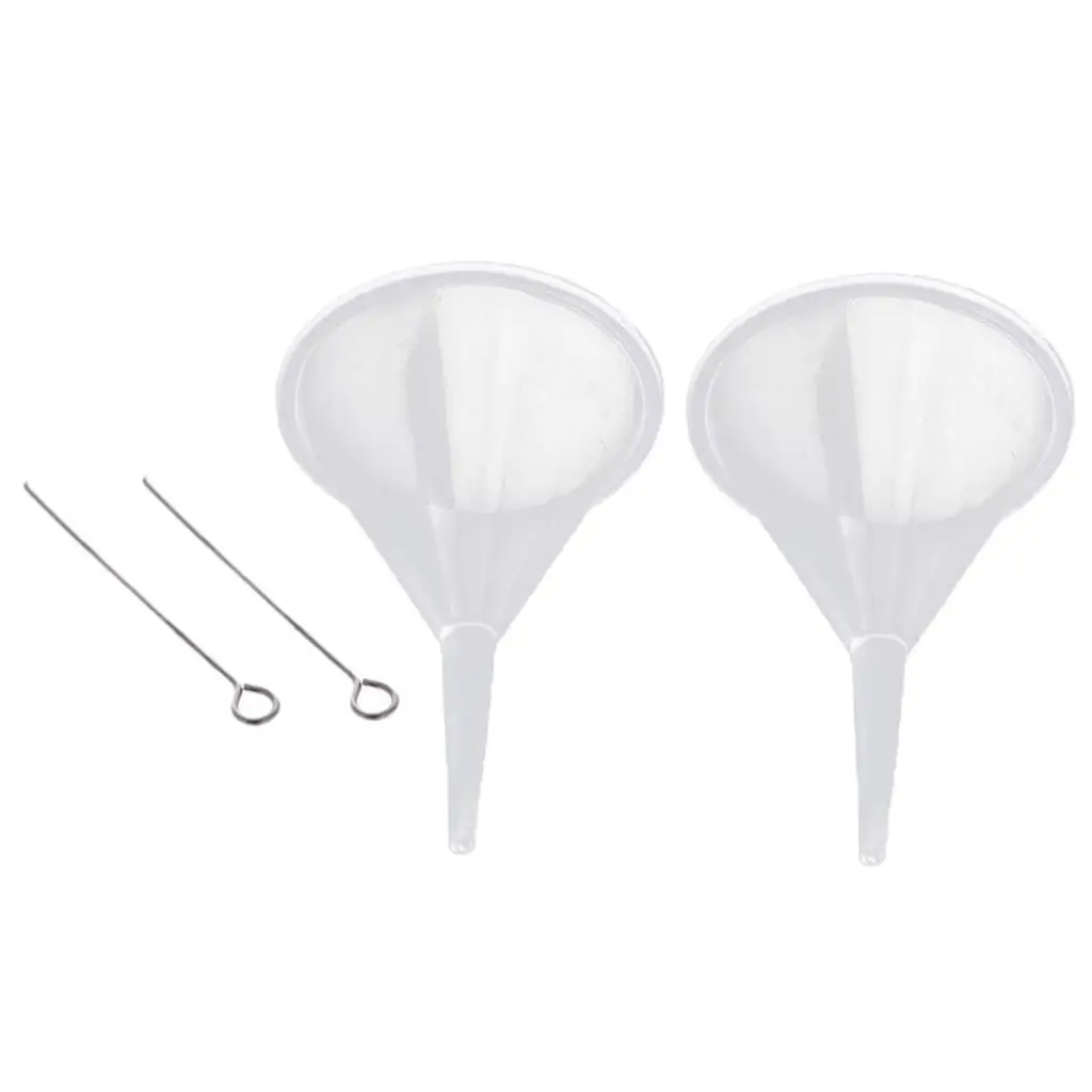 2pcs Tiny Mini Funnel Kit for Filling Cremation Jewelry Urns and Keepsakes