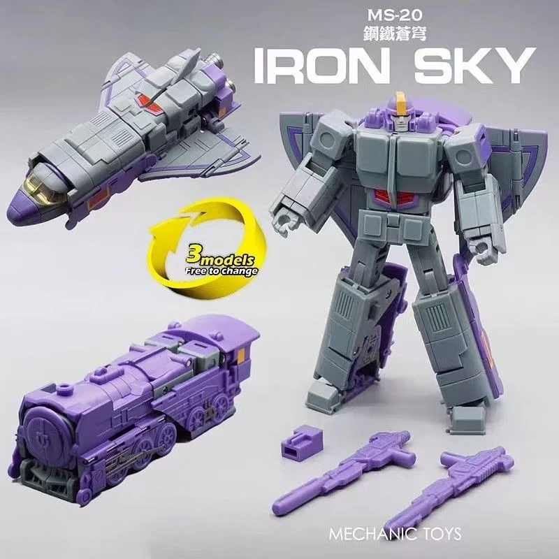 MFT Giocattolo di trasformazione MF20 MF-20 Tre cambi Mini Guerriero Robot in movimento Collezione regalo modello bambola in movimento