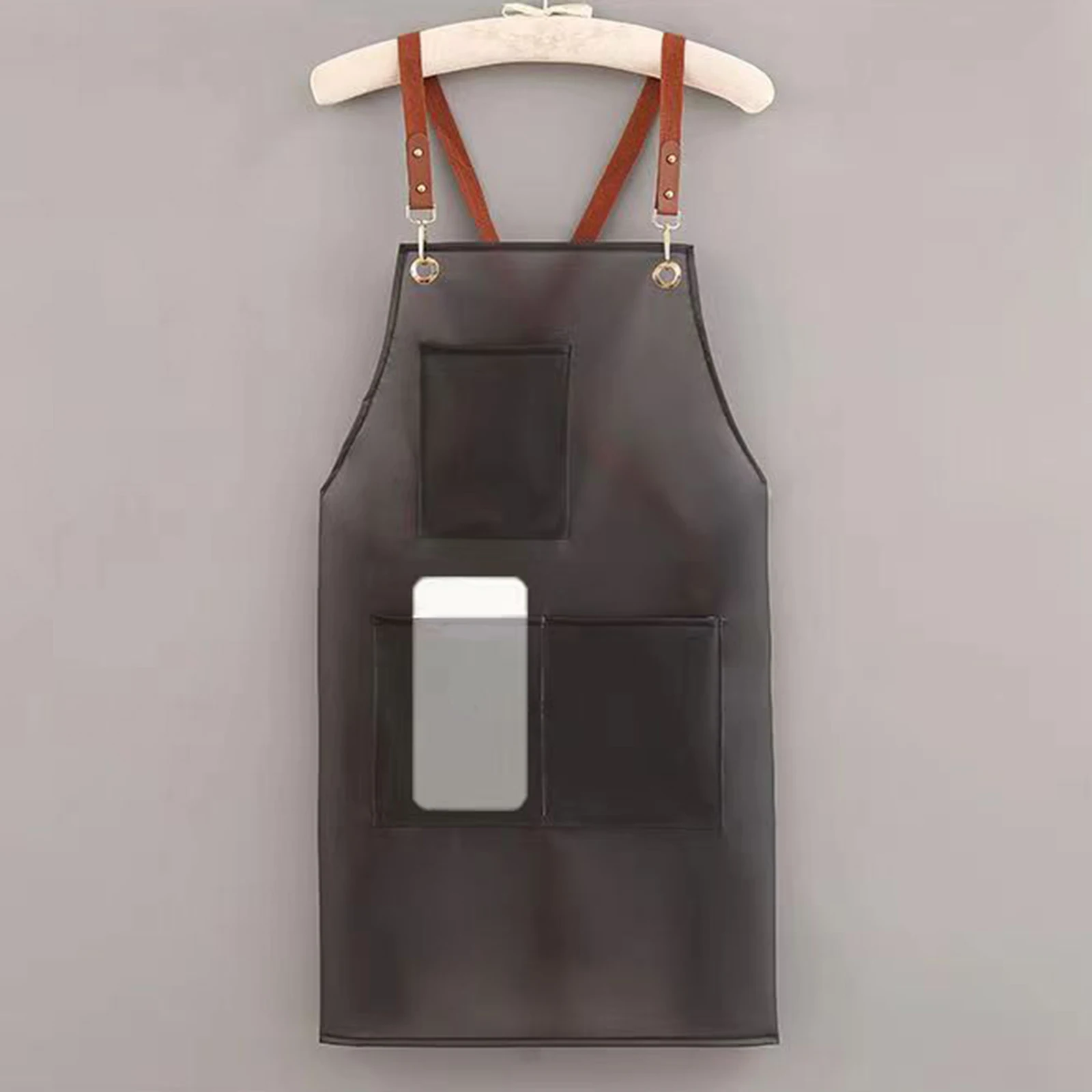 Waterproof And Oil-proof Kitchen Apron Gardening Apron TPU Work Clothes Overalls Household Kitchen Cooking for Women Men