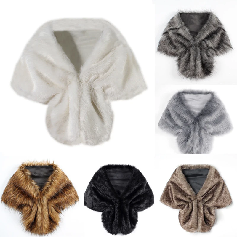 Women's New Fox Fur Cloak Shawl Fashionable Warmth Luxury Outerwear for Special Occasions