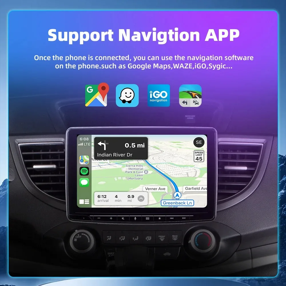 Adaptateur CarPlay et Android Auto sans fil Ultra Mini, Dongle CarPlay sans fil 5.8GHz, connexion automatique, Plug Play pour voitures filaires OME 99%,