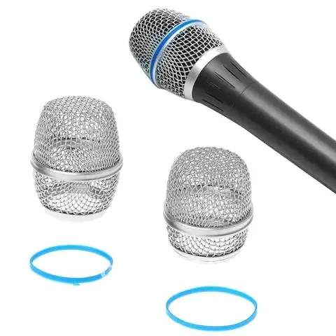 Replacement Ball Head Mesh Microphone Grille Fits For beta57a beta87a beta 87 SM58 SM58S SM58LC BETA 58 BETA 58A 1Pc