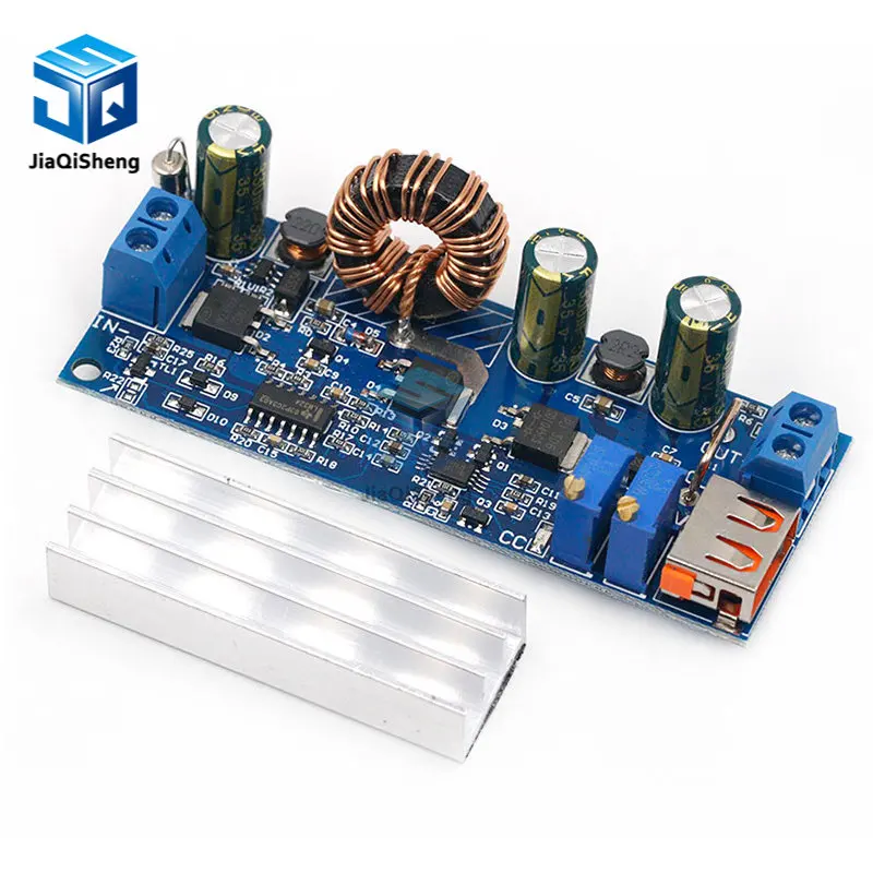 DC-DC 2-24V to 3-30V USB Step Up Boost Buck Module Constant Voltage Constant Current Power Supply Board 80W High Power